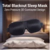 Breathable 3D Adjustable Sleep Mask – Blocks Light, Allows Air Circulation for Eyes, Unisex Comfort Fit